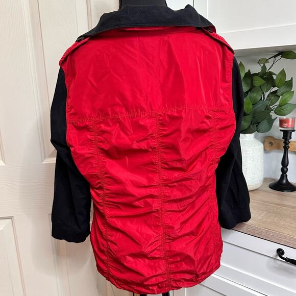 Zenergy By Chico’s Women’s Sz 1 US 8 M 3/4 Sleeve Full Zip Jacket Pockets Casual - Picture 2 of 11